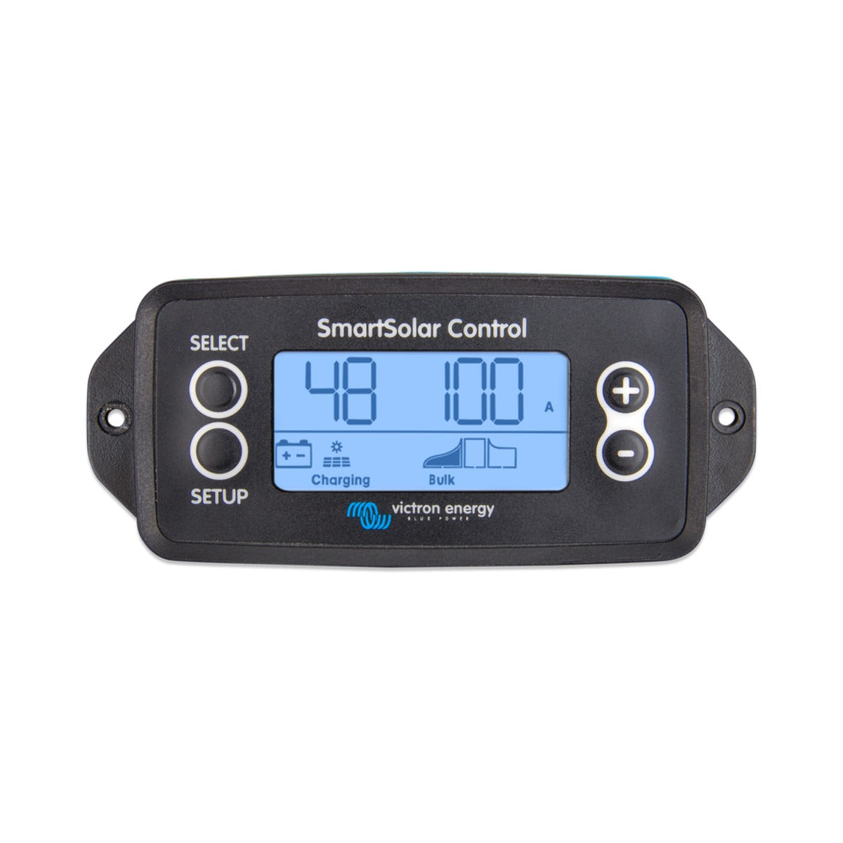 Victron SCC900650010 SmartSolar control display, black display with an LCD reading 48 and 100, and four buttons