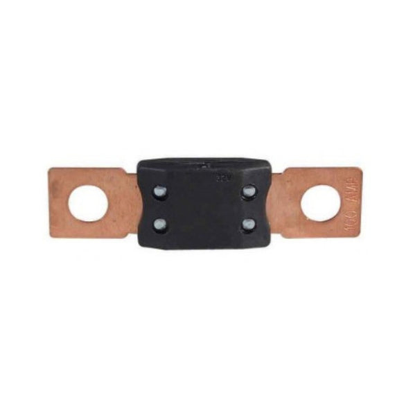 Victron 0-376-30 MEGA fuse 300 A 32 V, black fuse body between two copper-coloured tabs with round holes