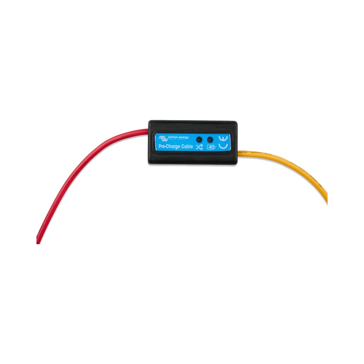 Victron ASS070400100 pre-charge cable, red and yellow wires joined by a small black in-line module