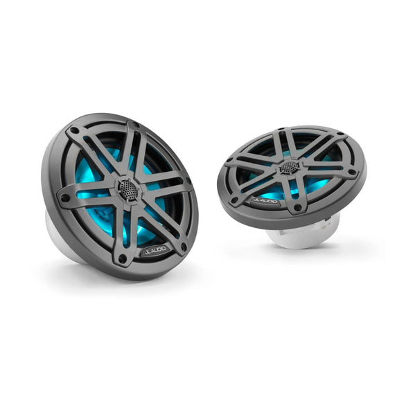 JL Audio® M3 Marine Speakers, 6.5" with LED and Grey sport grille