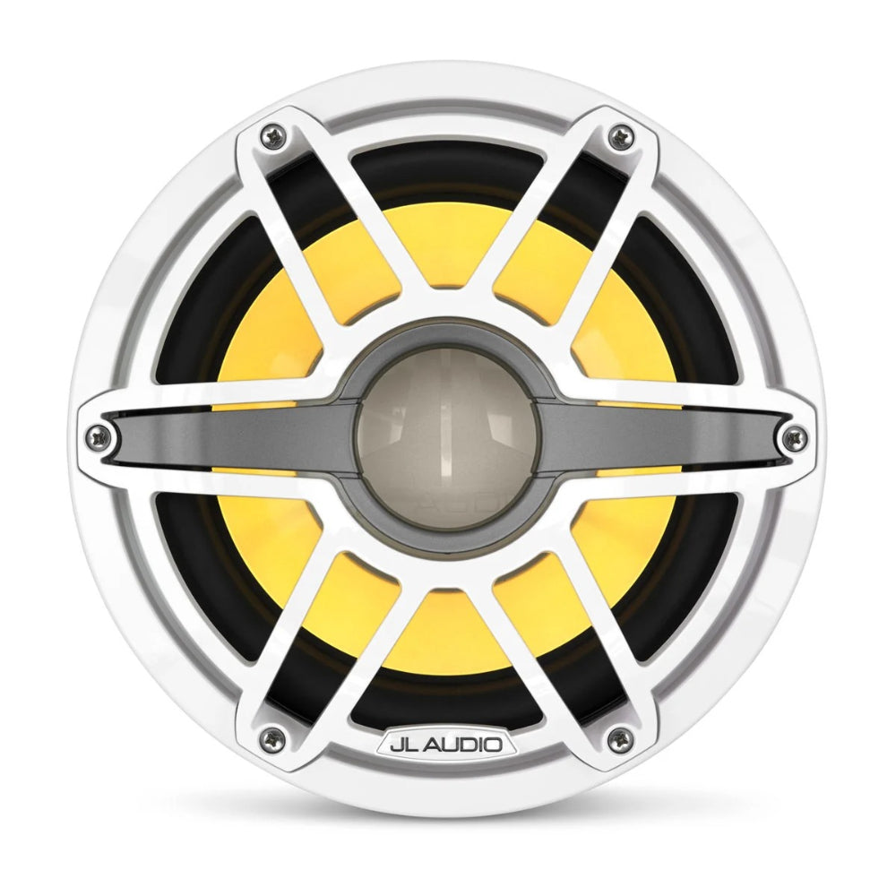 JL Audio M6 Marine Subwoofer - 10" - RGB LED - White Sport