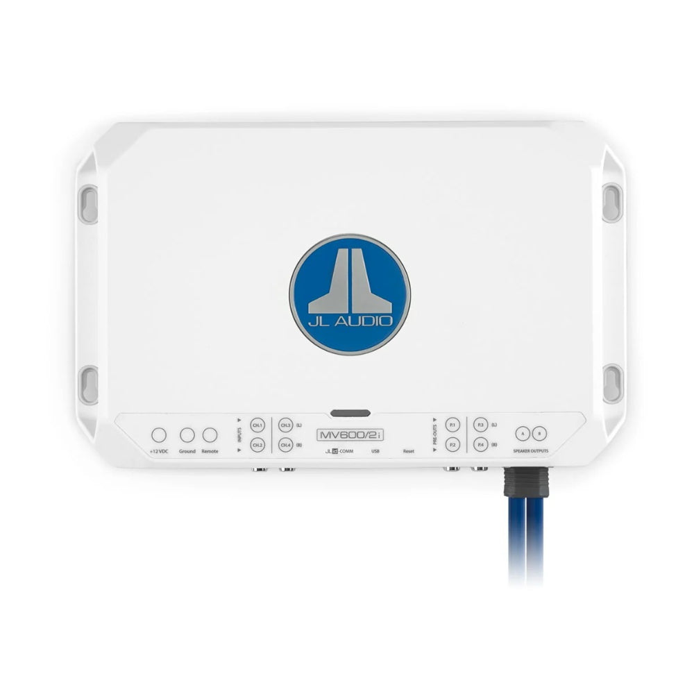 JL Audio® MVi Marine Amplifier, 2 Channel Full-range Marine Amplifier (600 watts)