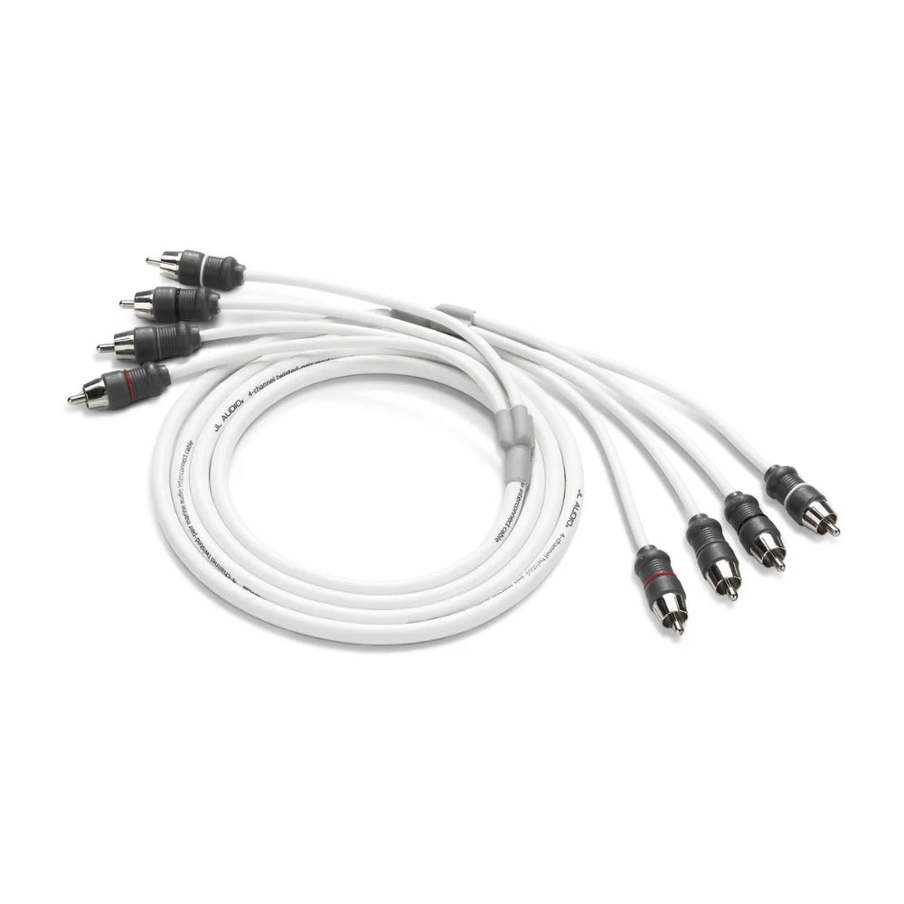 JL Audio® Marine Audio Interconnect, 4-channel, 6' to 25' (XMD-WHTAIC4-6)