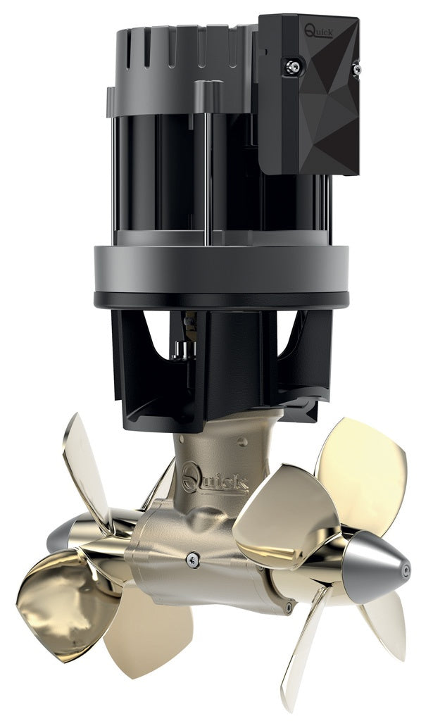 Quick FGBTA3030048B00 BT DC-AC 300-300 bow thruster 300 kgf 48 V AMC/PCS, black motor with bronze twin props