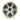 Fusion Apollo 010-02918-51 12in LED marine subwoofer, white grille with amber lit ring, front view