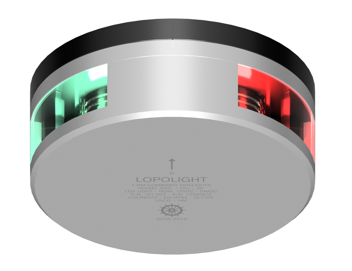 Lopolight NL101-003-FB-REVERSE 1nm Combined Sidelight, Upside-down with FB Base