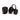 Raymarine M81181 Raypilot remote plug and socket, black plug and socket with a rubber cap