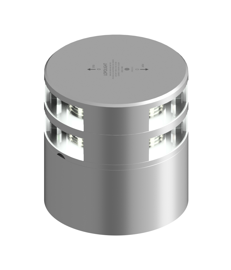 Lopolight NL300-112G2ST-CD-180 3nm 180° White, Double, Silver Anodized (lopolight.com image)