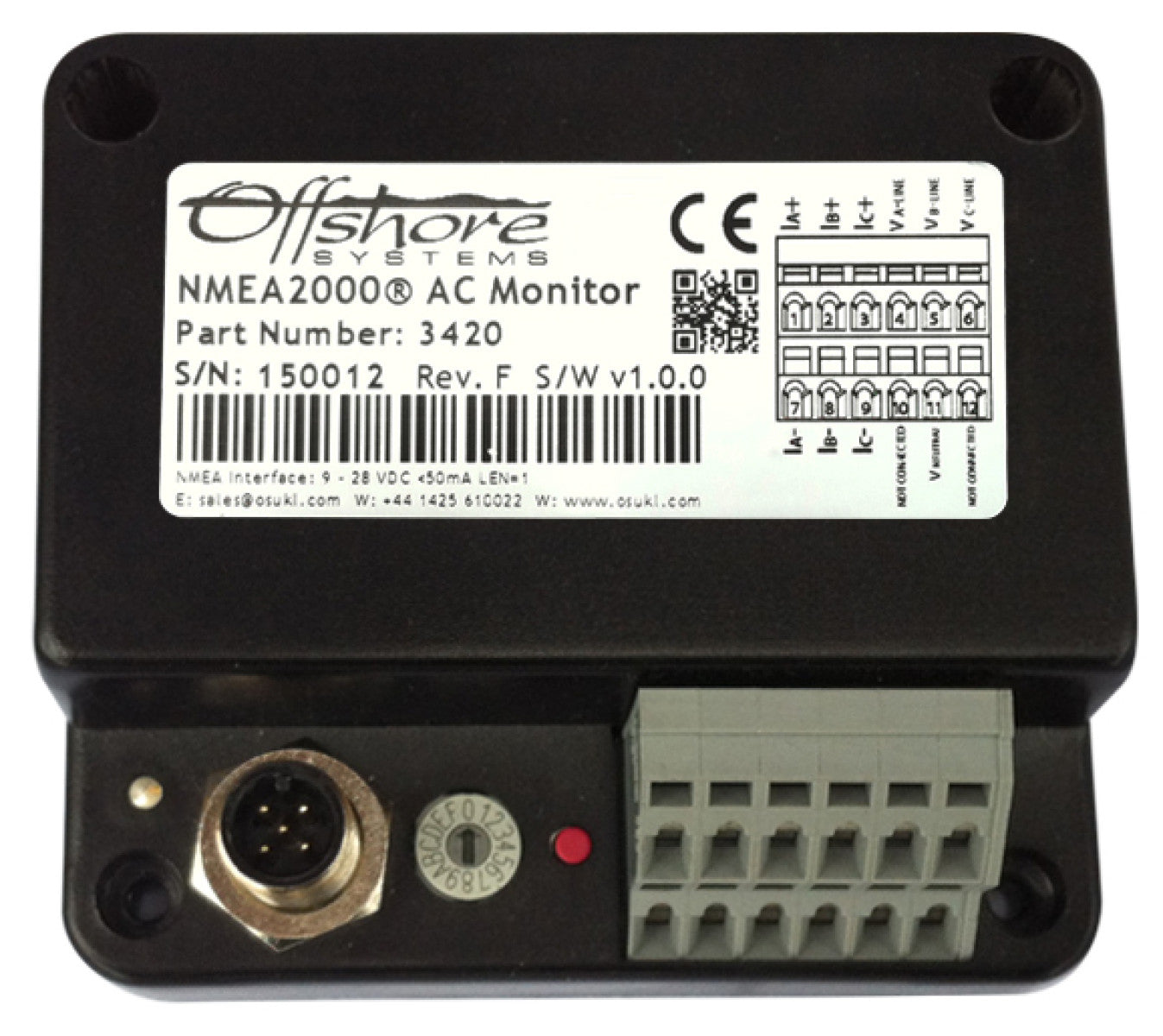 NMEA2000 AC Monitor