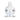 Garmin large nose cone 010-12832-31 for the GT56 transducer, white, front view showing the two screw holes