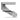 Garmin 010-13983-04 transom mount for LiveScope 2 transducers, folding stainless bracket, side view