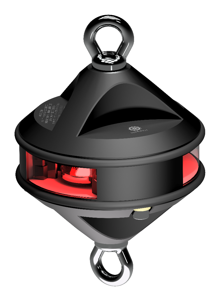 Lopolight NL200-014G2-H2C-B 2nm 360° Red, Hoist, Black Anodized