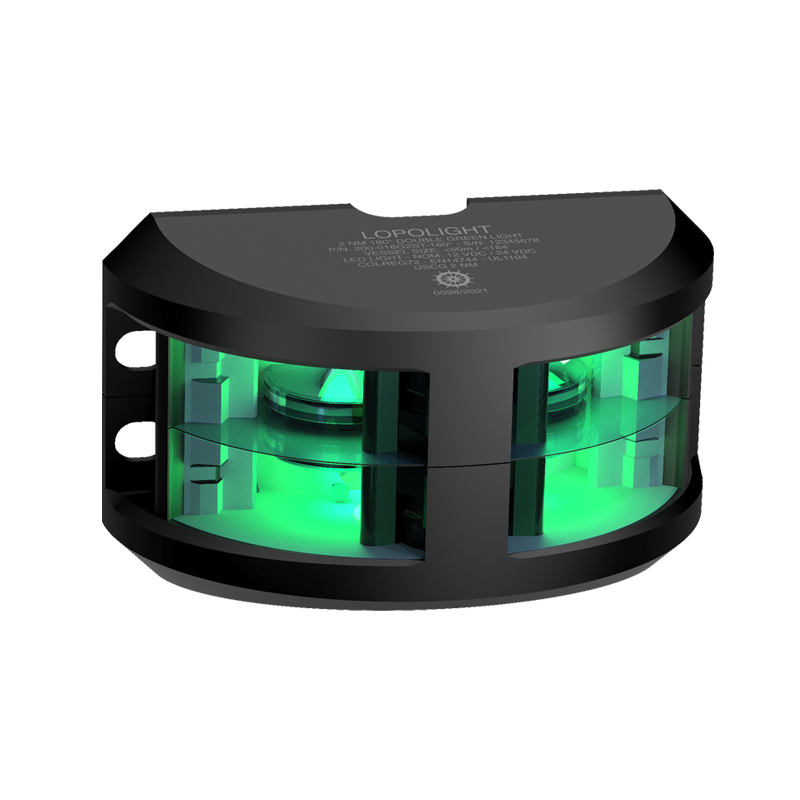 Lopolight NL200-018G2ST-B 6M 2nm 180° Green, Double, Black Anodized