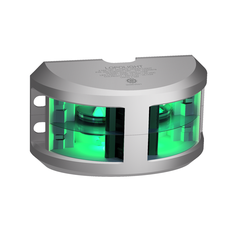 Lopolight NL200-018G2ST 6M 2nm 180° Green, Double, Silver Anodized