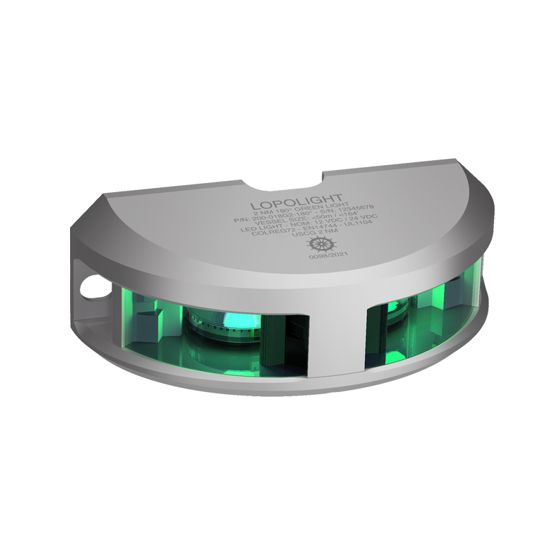 Lopolight NL200-018G2 6M 2nm 180° Green, Silver Anodized