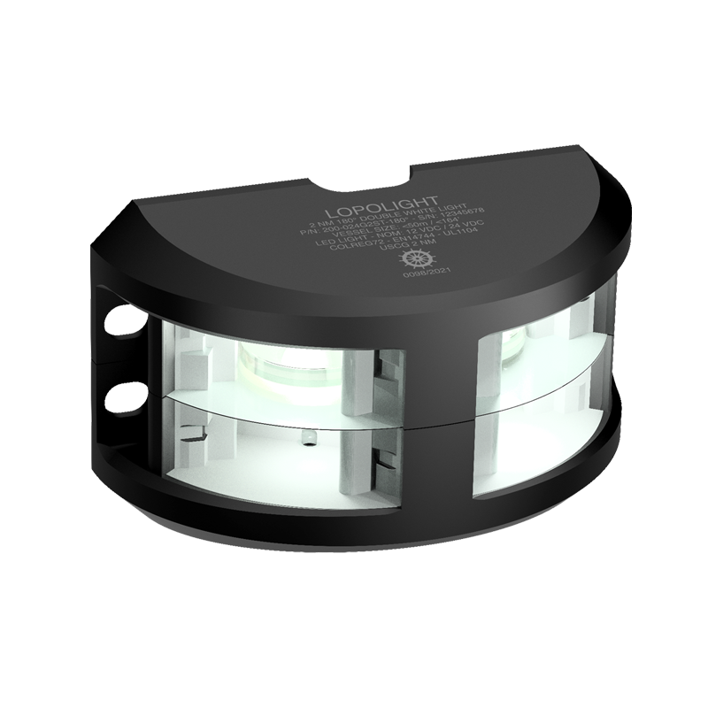 Lopolight NL200-024G2ST-B 20M 2nm 180° White, Double, Black Anodized