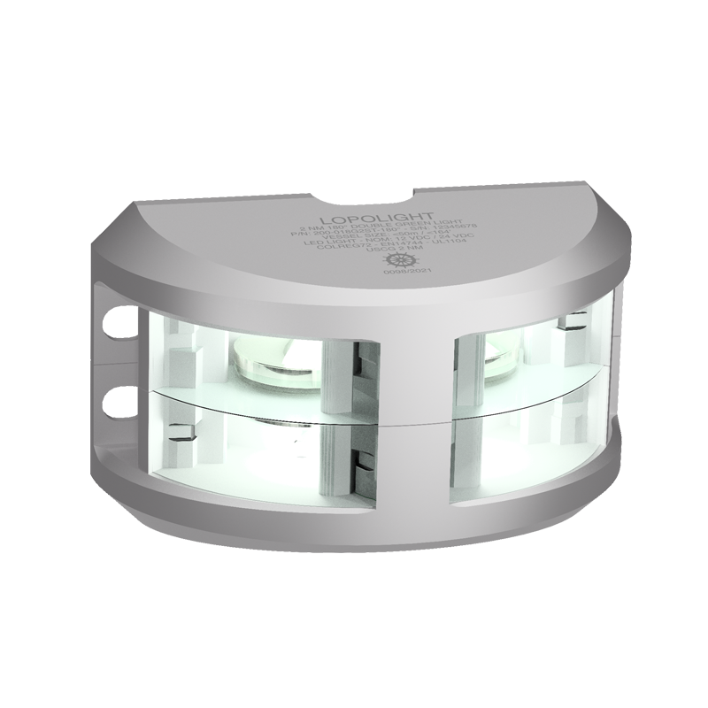 Lopolight NL200-024G2ST 20M 2nm 180° White, Double, Silver Anodized