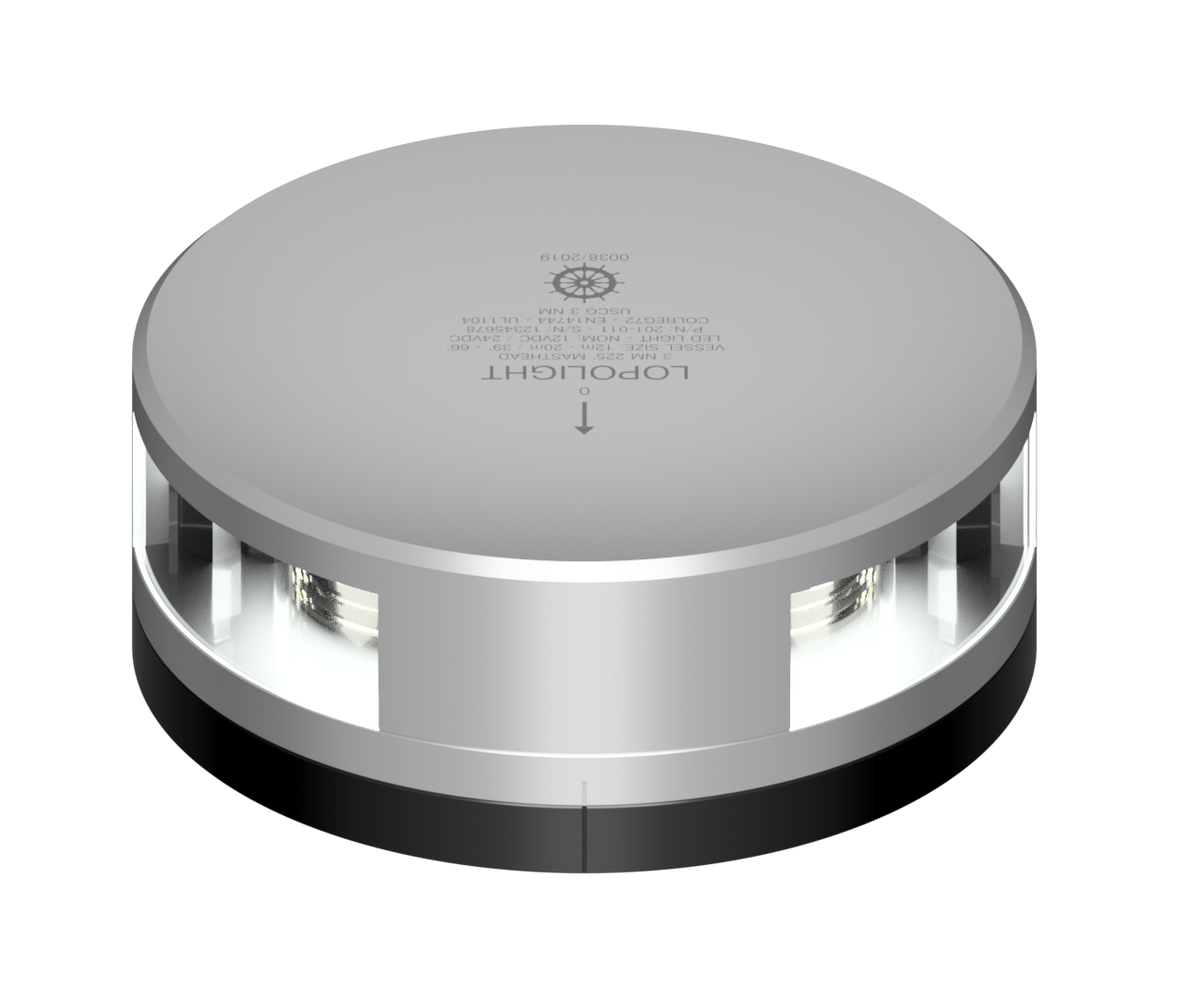 Lopolight NL201-010KL-FB 2nm Masthead, Silver Anodized with FB Base