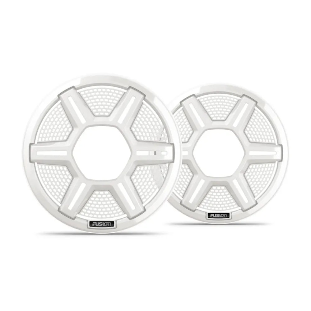 Fusion Apollo Speaker Grilles, 6.5" Shielded White Speaker Grilles (pair)