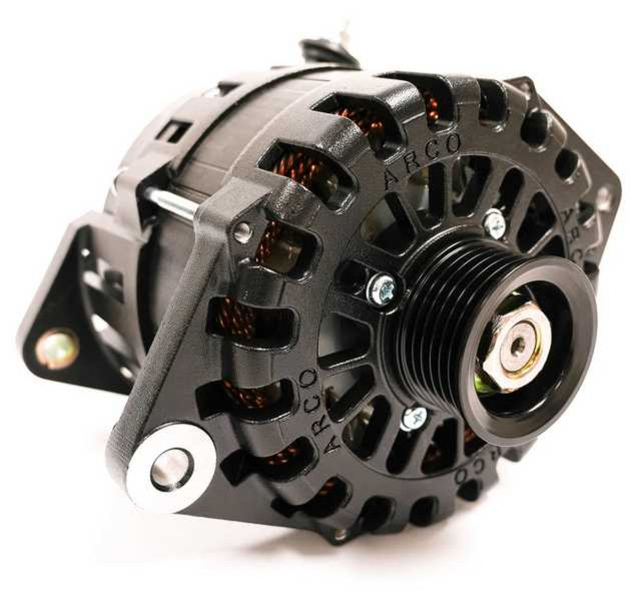 ARCO Alternator - 48V 8kW DF315R - Dual Foot 3.15" - Rear Battery Post - Externally Regulated - Isolated Ground - 49mm K6 Pulley - 4602