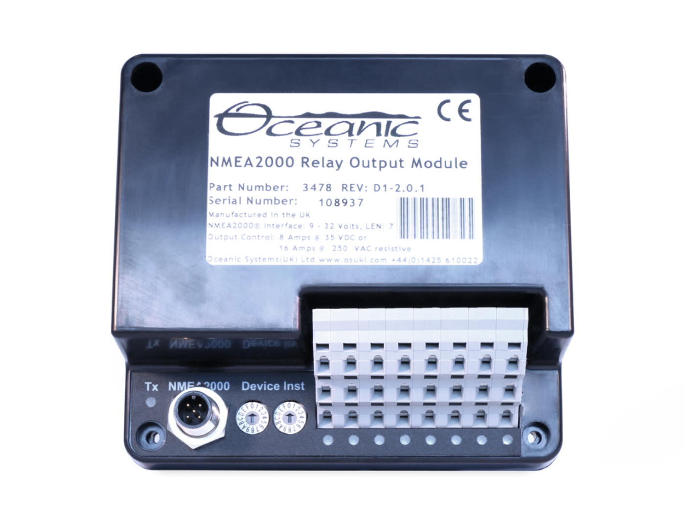 NMEA2000 Relay output module
