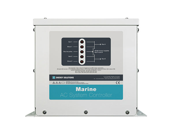 AC System Controller for 2x Gen and 2x Shore Supplies