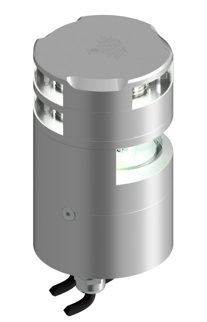 Lopolight NL300-036+005+012G2 5nm Masthead + 2nm 135° Stern + 360° White, Silver