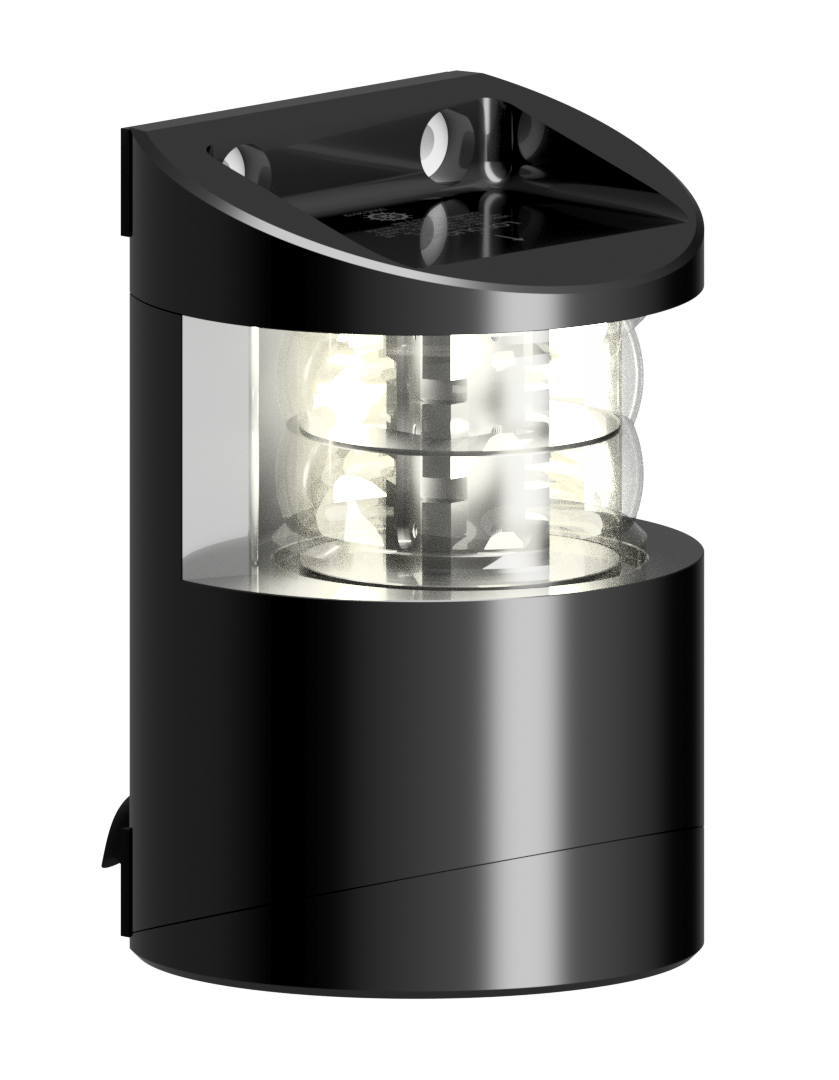 Lopolight NL300-039-B 225° Masthead, Double Light, Cable Back with 0.7m Cable, Black