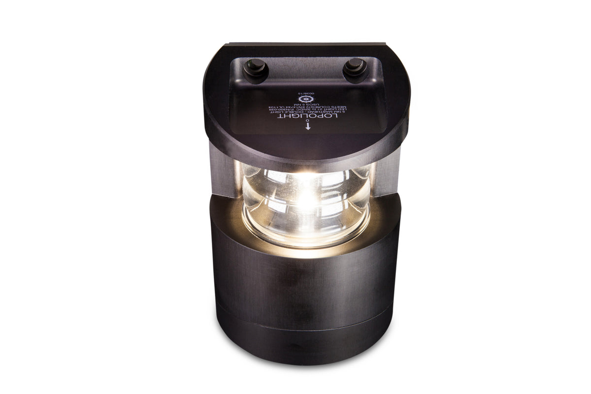 Lopolight NL300-139-B-CD 225° Masthead, Double Light, Black, Cable Down with 0.7m Cables