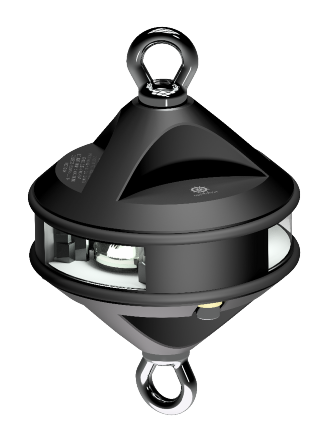 Lopolight NL300-112G2-H2C-B-P 3nm 360° White, Hoist, Black Anodized