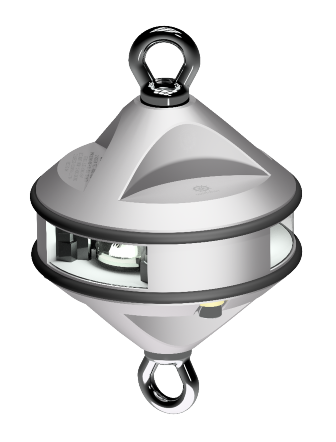 Lopolight NL300-112G2-H2C-P 3nm 360° White, Hoist, Silver Anodized