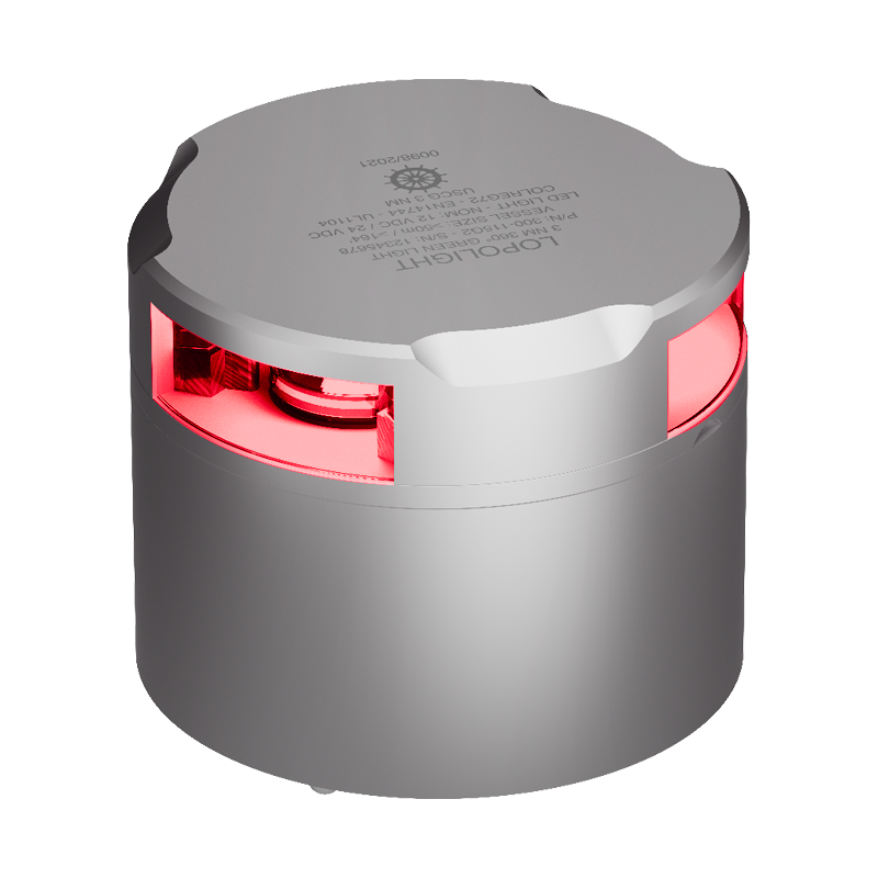 Lopolight NL300-114G2 3nm 360º Red, CD/CS Alu Base