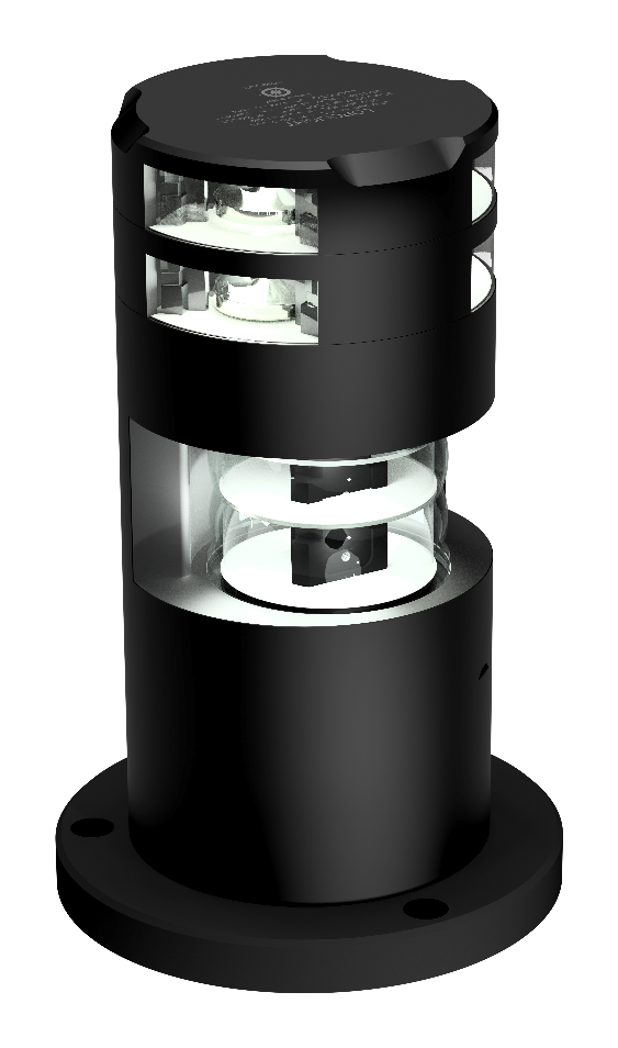 Lopolight NL300-138+140+112G2STB 6nm Masthead, Double + 3nm 360° White+Panama Steering