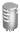 Lopolight NL301-105ST+112G2ST-CD 3nm Double Stern+ 3nm Double 360° White, Silver Anodized
