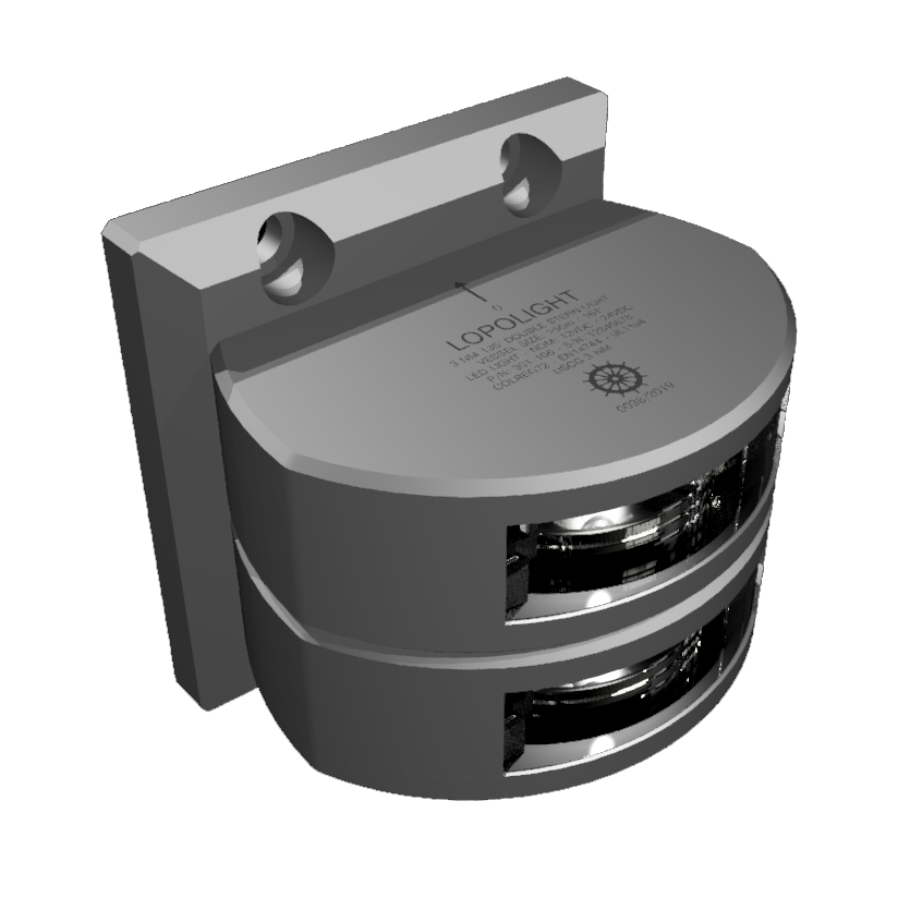 Lopolight NL301-106ST 6M 3nm Double Stern, Silver Anodized