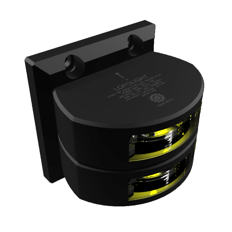 Lopolight NL301-107ST-B 3nm Double Amber Towing, Black Anodized