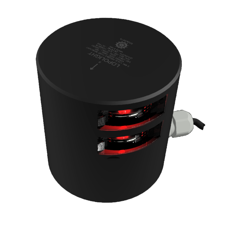 Lopolight NL301-109ST-B-CD 3nm Double Port, Black Anodized