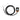 Actisense OPTO-4 NMEA 0183 PC opto-isolator cable, looped black cable with bare wires and an orange-screwed DB9 module