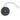 Scanstrut ROKK SC-CW-02F black round wireless charger with grey cable and bare wire ends, white background