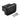 Scanstrut Ventura SC-V-P1 dual 125V AC outlet, black, angled view with four black fixing screws alongside