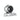 Fusion 010-12831-10 universal swivel mount bracket, silver clamp ring and base with locking screws, front view