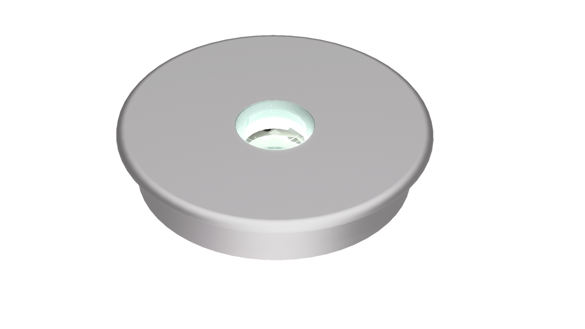 Lopolight NL400-221 Decklight, White/White/Red Light, Flush Mount