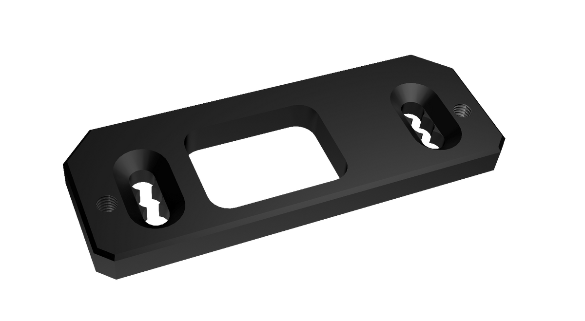 Lopolight NL400-405-B Adaptor Plate for Single 180 G2, Black