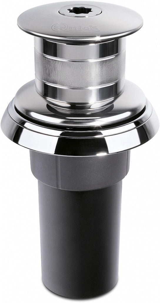 Quick FSTM30600000B00 Totem TM3 600 capstan 500W 12V, chrome capstan drum on a black body