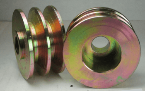 Pulley, Dual 2.7″ x 1/2″ DeepVee, 17mm Bore - 621-61-0020