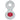 Quick FP900UW00000A00 900/UW up foot switch in white, large view of white foot switch with raised lid and red button