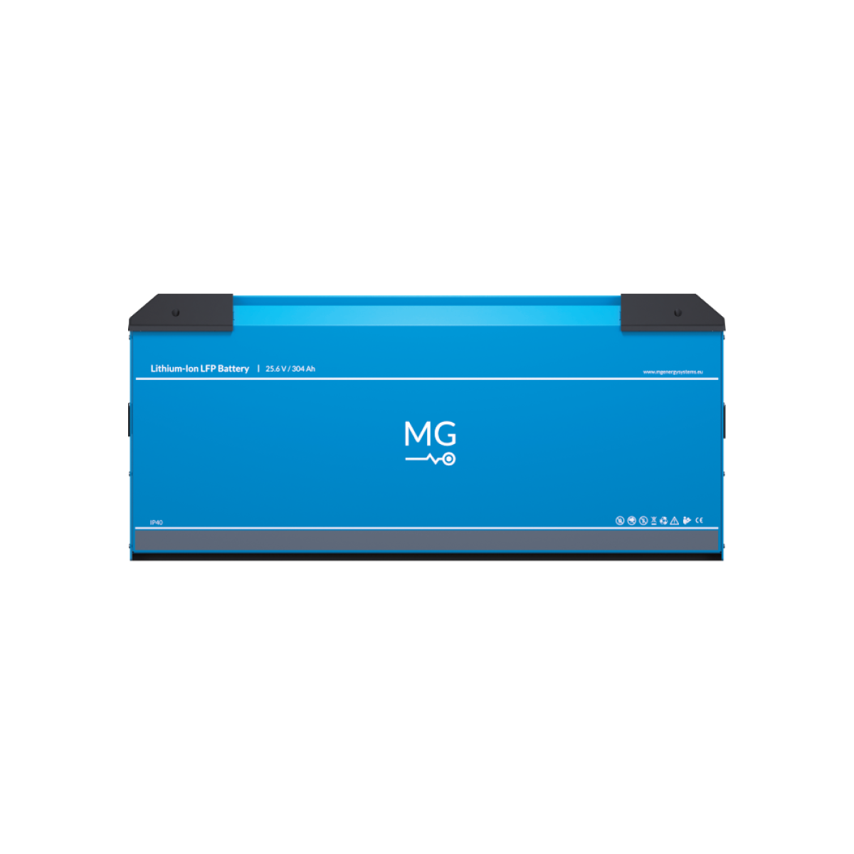 MG Lithium Battery LFP. 25.6V 304Ah. MGLFP242304 - M12 CAN connection. (HV Version - 200v to 470v)