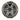 Fusion Apollo 010-02918-53 12in LED marine subwoofer, grey sports grille with amber lit ring, front view