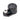 Raymarine A80614 SeaTalk ng auxiliary alarm buzzer, large view of black buzzer with white gland and mounting foot