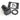Scanstrut SC-USB-F2 Flip Pro socket with USB symbol cover, black bezel plate, two screws and locking nut